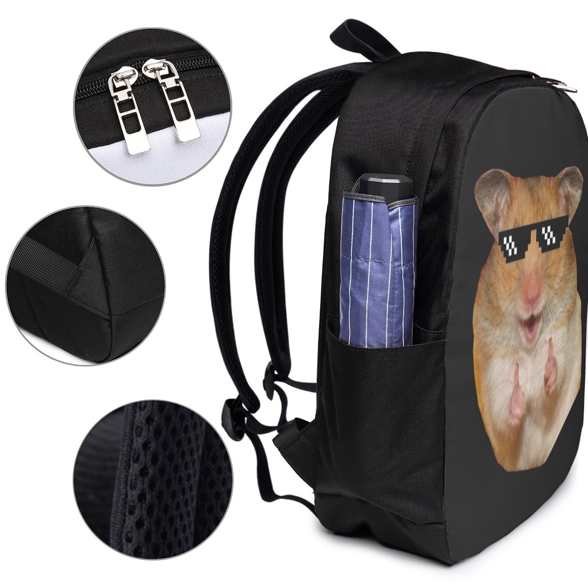 Funny Hamster Backpack Travel  - đánh giá và giá Travel Bags