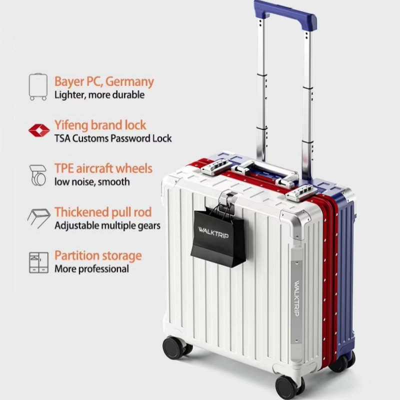 18inch Rolling Luggage Boardin - đánh giá và giá Aluminum Frame Carry On Luggage