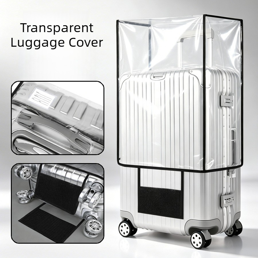 Transparent PVC Luggage Cover  - đánh giá và giá Luggage Protective Cover Transparent