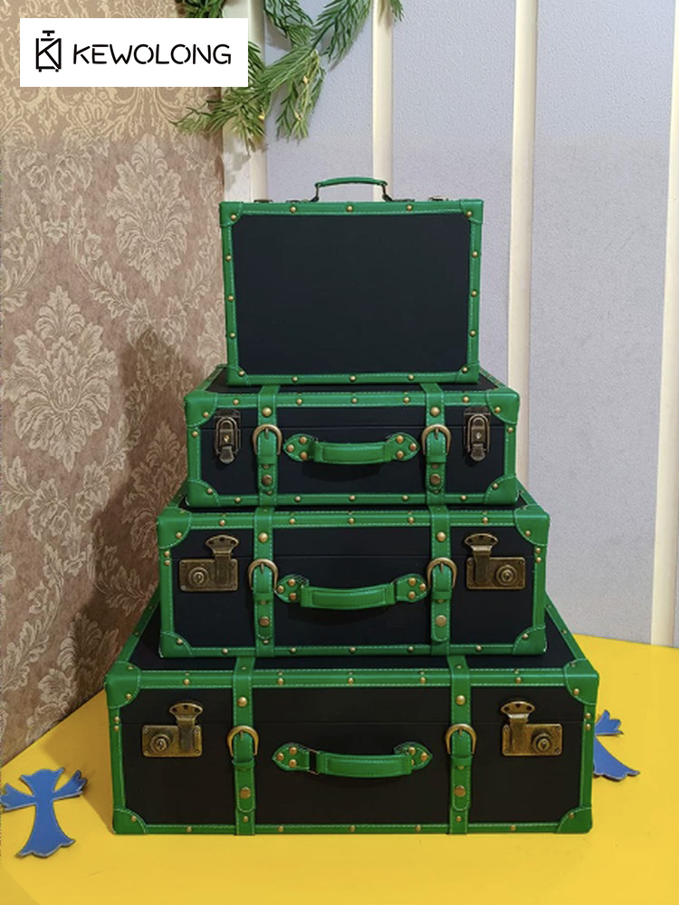 Vintage Leather Suitcase Stora - đánh giá và giá Retro Vintage Trunk Suitcase