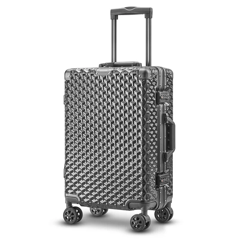 New Travel suitcase,password b - đánh giá và giá Aluminum Frame Carry On Luggage