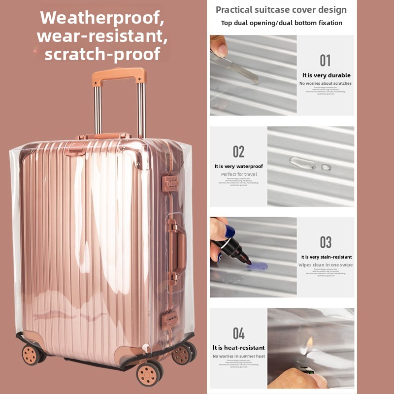 Thickened Protective Cover for - đánh giá và giá Luggage Protective Cover Transparent