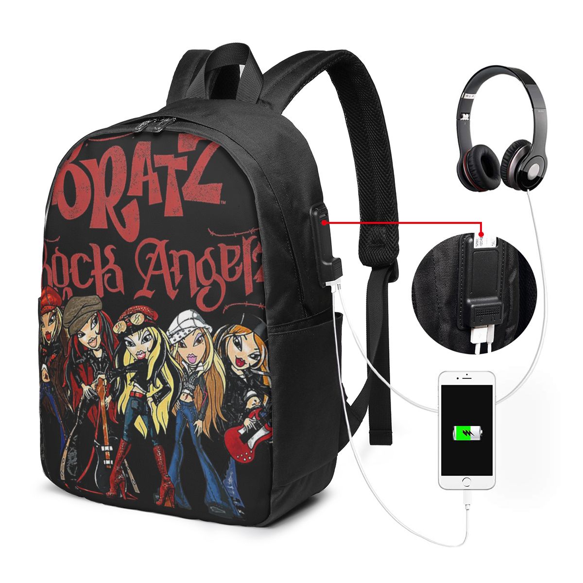 Bratz Rock Angelz Group Shot B - đánh giá và giá Backpacks